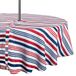DII TC Outdoor Zip Patriottische Streep 60" Rond, Ritssluiting