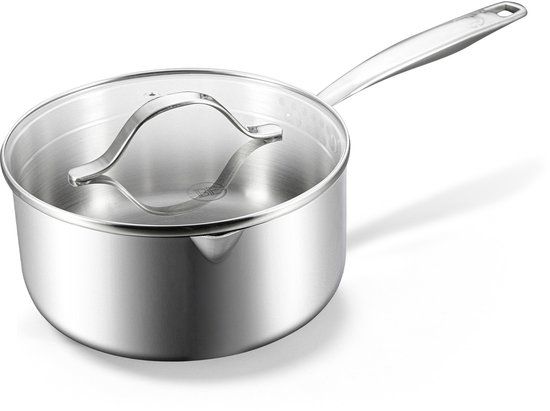 BE Living RVS Steelpan Met Deksel - Ø 20 cm