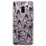 ERT GROUP mobiel telefoonhoesje voor Samsung S9 PLUS origineel en officieel erkend Babaco patroon Butterflies 002 optimaal aangepast aan de vorm van de mobiele telefoon, gedeeltelijk bedrukt