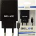 Beline 2xUSB MicroUSB Chargeur mural 2A Noir