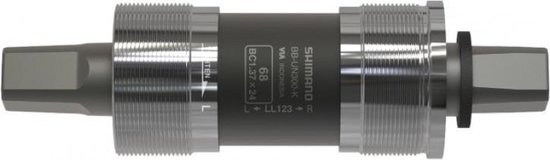 Shimano BBUN300 Compacte binnenlagers, uniseks, zwart, eenheidsmaat