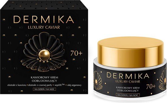 Dermika Luxe herstellende dag- en nachtcrème Caviar 70+ 50ml