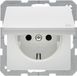 Hager 47516089 BER 47516089 SCHUKO-WCD KLAP - prise murale