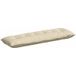 Coussin de dos crème 160 x 19 x 50 cm tissu
