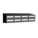 Allux Hive Set 4-Breed, 2-Hoog Met Dak Zwart