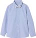 Vertbaudet Chemise à manches longues avec nœud papillon bleu ciel