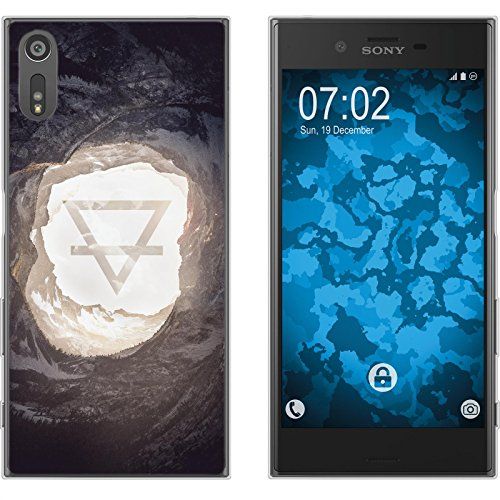 PhoneNatic Case compatibel met Sony Xperia XZs - Silicone Case transparant 2 screen protectors, Motief: 02