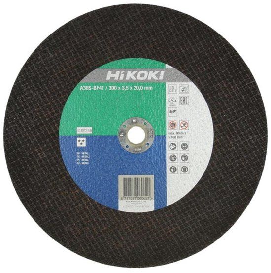 Hikoki Accessoires HiKOKI Doorslijpschijf voor Metaal 350x4,0mm 1st - 4100248