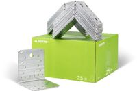Alberts 846602 Hoekverbinder | sendzimir verzinkt | 105 x 105 x 90 mm | set van 25