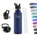 Honeyholly Thermosfles, 500 ml, BPA-vrij, Roestvrij Staal, Dubbelwandig, Met Stro