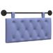 vidaXL - Tête de lit suspendue - Jeans - Bleu - Tissu