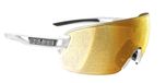 Salice 021 Lunettes de soleil unisexe blanc sport doré