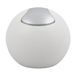 Spirella Afvalemmer voor badkamer, cosmetica-container, 1 liter, glanzende of matte afwerking, afvalcontainer met draaibaar deksel, mat wit