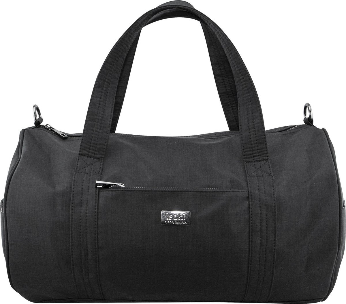 Isoki luiertas Kingstone Duffle Black Nylon Zwart zwart