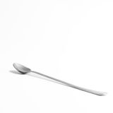 Zanetti 12-delige set lepels, 20 cm, roestvrij staal 18/C, model Leonardo, gepolijst, robuust, Made in Italy