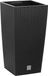Merkloos / Sans marque Rotan Bloempot 266 liter - Buitenpot weerbestendig zwart - 265 x 265 x 50 cm
