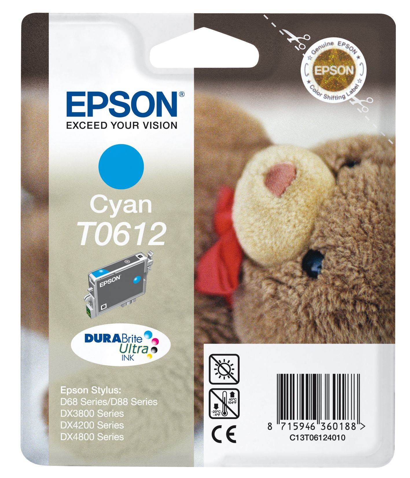 Epson Teddybear T0614 - Yellow - Inktcartridge - Origineel