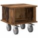 vidaXL TV Stand 37 x 35 x 35 cm Oudhout Bewerkt hout