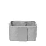 Blomus Desa Broodmand Vierkant Staal, Katoen Grijs 20x20x10cm