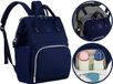 Peterson Mommy Bag Rugzak voor Mama & Papa - Luiertas & Baby Organizer - Navy Blue