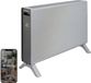 Dimplex HeatLite TEX+ Smart Convectorkachel – Elektrische Verwarming 2000W – Vrijstaand of Wandmontage – Wifi met Glen Dimplex Connect-app – Thermostaat 5–35 °C – Weektimer en Open-raamdetectie – Stijlvolle Stoffen Afwerking – Voor Ruimtes tot 60 m³