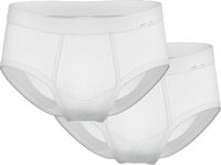 Ammann Slip Org Heren Wit Effen 100% Katoen Maat XL (2 Stuks)