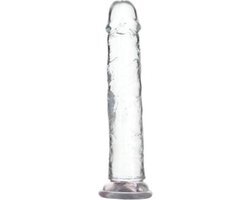 Addiction Crystal - Transparante Dildo - 20 cm