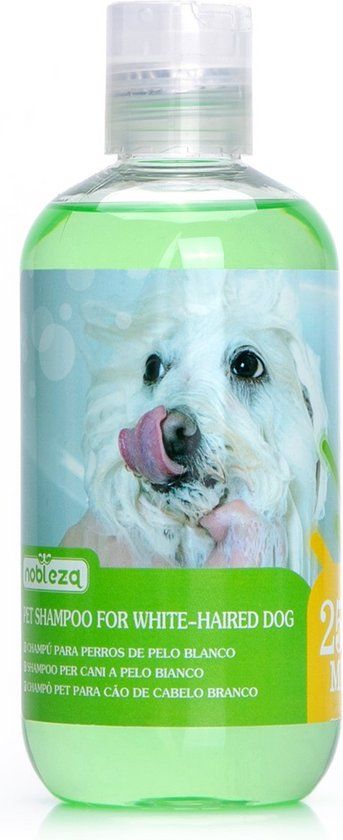 Nobleza Hondenshampoo Witte Vacht - 250ml - Voor Honden & Puppies