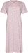 Pastunette Dames Nachthemd - Coral Breeze - Katoen - Gebloemd - Korte mouw - Wit/Roze - Maat 38