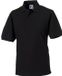 Russell Men's Hardwearing Polycotton Poloshirt 'Russell' Black - 6XL