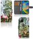 B2Ctelecom Étui à rabat avec fentes pour cartes pour iPhone 14 Plus Jungle