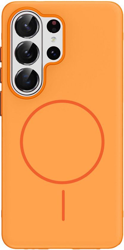 imoshion Color Backcover met Thin MagSafe Ring voor de Samsung Galaxy S26 Ultra - Oranje