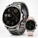 Royal Empire Montre connectée GPS pour hommes – 1,43" AMOLED – Fonction d'appel et notifications d'application – Étanche 5 ATM – Fréquence cardiaque, SpO2, Podomètre – Plus de 200 modes sportifs – Bracelet Inox + TPU – Argent