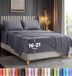 Utopia Bedding Queensize lakenset - Zachte microfiber queensize lakens 4-delig hotel luxe lakens met diepe zakken - geborduurde kussenslopen - hoeslaken met zijopbergzak - plat laken (grijs)