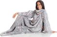 Lavatelli Kanguru Deluxe Glow Butterflies Plaid met mouwen Grijs