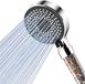 Merkloos Zwart Rond Handdouche Energiebesparend 10 cm 1 Straalpatroon Kunststof Hoge Druk 9.5 L/min 0.45 kg 12 cm 2 Jaar Garantie