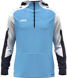 Jako Dynamic Hooded Half Zip Heren - Hemelsblauw / Wit / Marine | Maat: 3XL