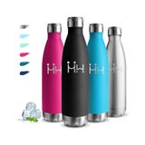 Thermosfles 750 ml BPA-Vrij Roestvrijstalen Waterfles Lekvrij Vacuüm-Geïsoleerde Thermosfles Metalen Fles Gemakkelijk Mee Te Nemen voor School Fitness Camping