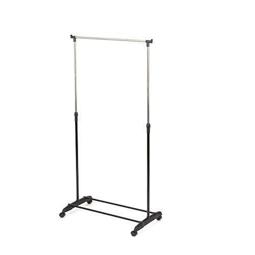 Store&Style Garment Rail - Black, Grey - 78 x 42 x H.85/165 cm