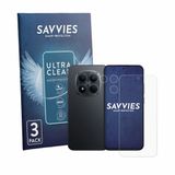 Savvies Film protecteur d'écran pour Xiaomi Redmi Note 15 Pro 5G (Avant+Caméra) - Film protecteur transparent 6 Pièces