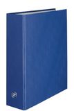 OXFORD 10 stuks Balacron ordner A4XL rug 80 mm 4 D-ringen omslag met omzoomde kaart van pvc, marineblauw