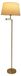 NÄVE lampadaire BOLOGNA H:158cm beige/laiton