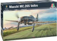 Italeri Modelbouwpakket Vliegtuigen - 2519 Macchi C.205 Veltro - Propeller Vliegtuig Plastic - 1:32 - Modelbouw