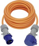 Brennenstuhl CEE 230V câble d'extension camping 10m avec indicateur de tension LED (câble H07RN-F 3G2,5, câble d'alimentation camping pour usage extérieur permanent IP44, Made in Germany)