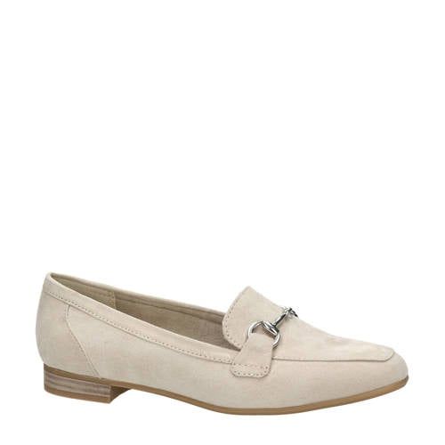 Marco Tozzi Suede Loafers - Beige