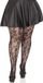 Leg Avenue Panty en résille florale sans couture Noir