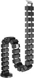 Fellowes - Cablespine - Kabelmanagement Slang voor Bureau – Kabelgoot Zit-Sta Bureau – Verstelbaar tot 130 cm – Kabelorganizer met Magneet & Voetplaat