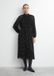 comma - Robe plissée à pois - Noir - Taille 34