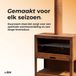 ParcelXL ASH | Firegrill | 2 in 1 BBQ en Buitenhaard | Cortenstaal | Tuinhaard met houtopslag | Inclusief grillrooster | Uitneembare aslade | Rookafvoer met regenkap