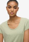 Superdry - Studios T-shirt met slanke pasvorm - Dames - T-shirts - Dusty Sage - XXS